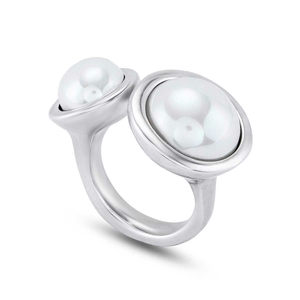 Кольцо ANI0801 "Artsy artsy" XXL Серебр. цв.