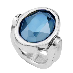 Кольцо UNOde50 ANI0729 "Пояс Ориона" XL Синее