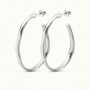 Серьги UNOde50 PEN0419 "Оммм&hellip;" Серебряный цвет