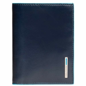 Кошелек мужской Piquadro Blue Square PU1393B2/BLU2 темно-синий натур.кожа